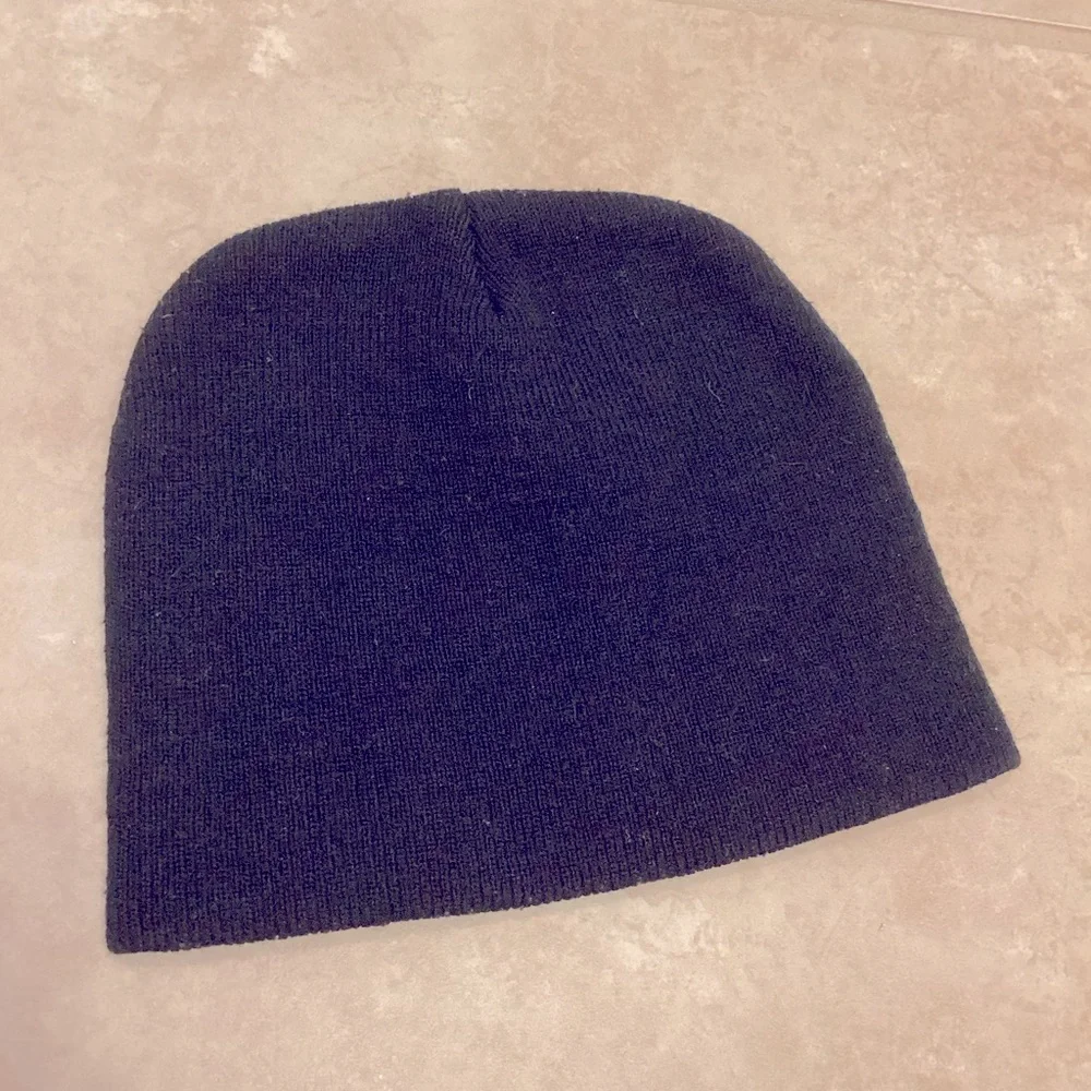 Kids Black Beanie